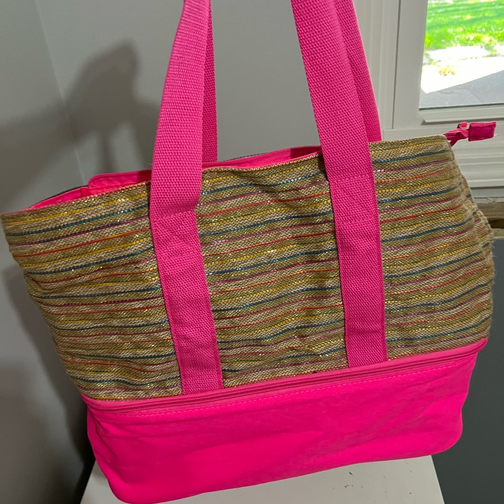 Bright Color Beach Tote Bag